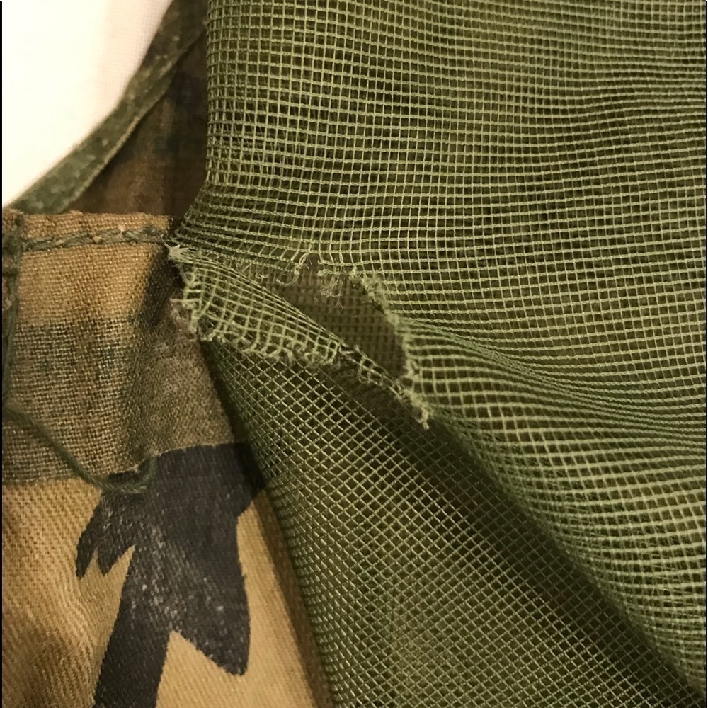 VINTAGE CAMOUFLAGE ZIP VEST LARGE. HUNTER GORE CORE COLLEGE - Picture 4 of 5